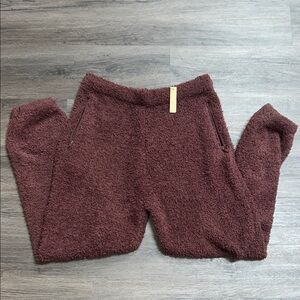 NWT SKIMS Cozy Knit Garnet Jogger